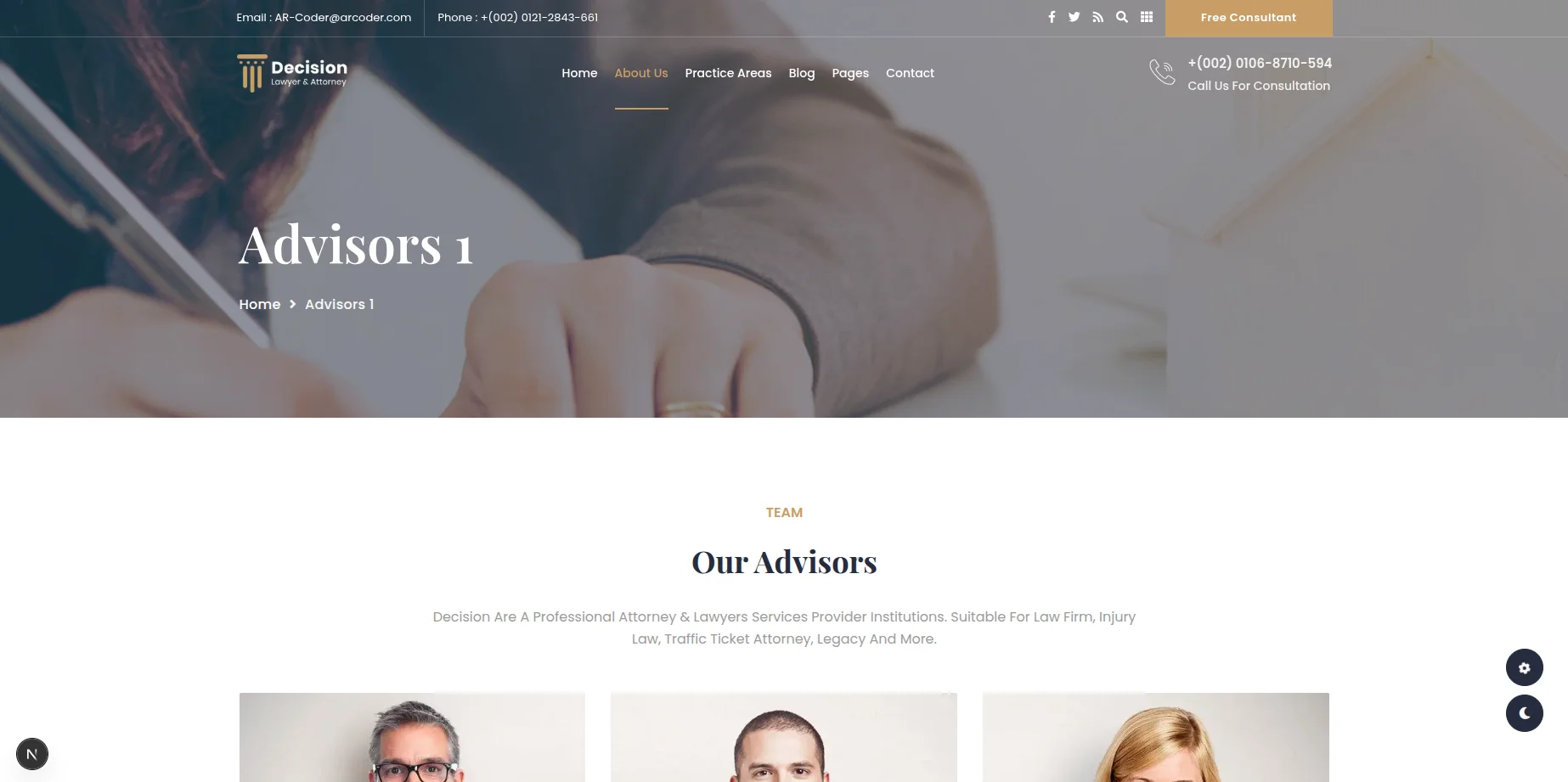 Our Advisors 1